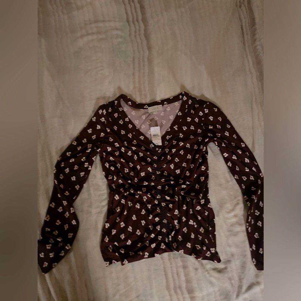Blouse with scrunch detail
